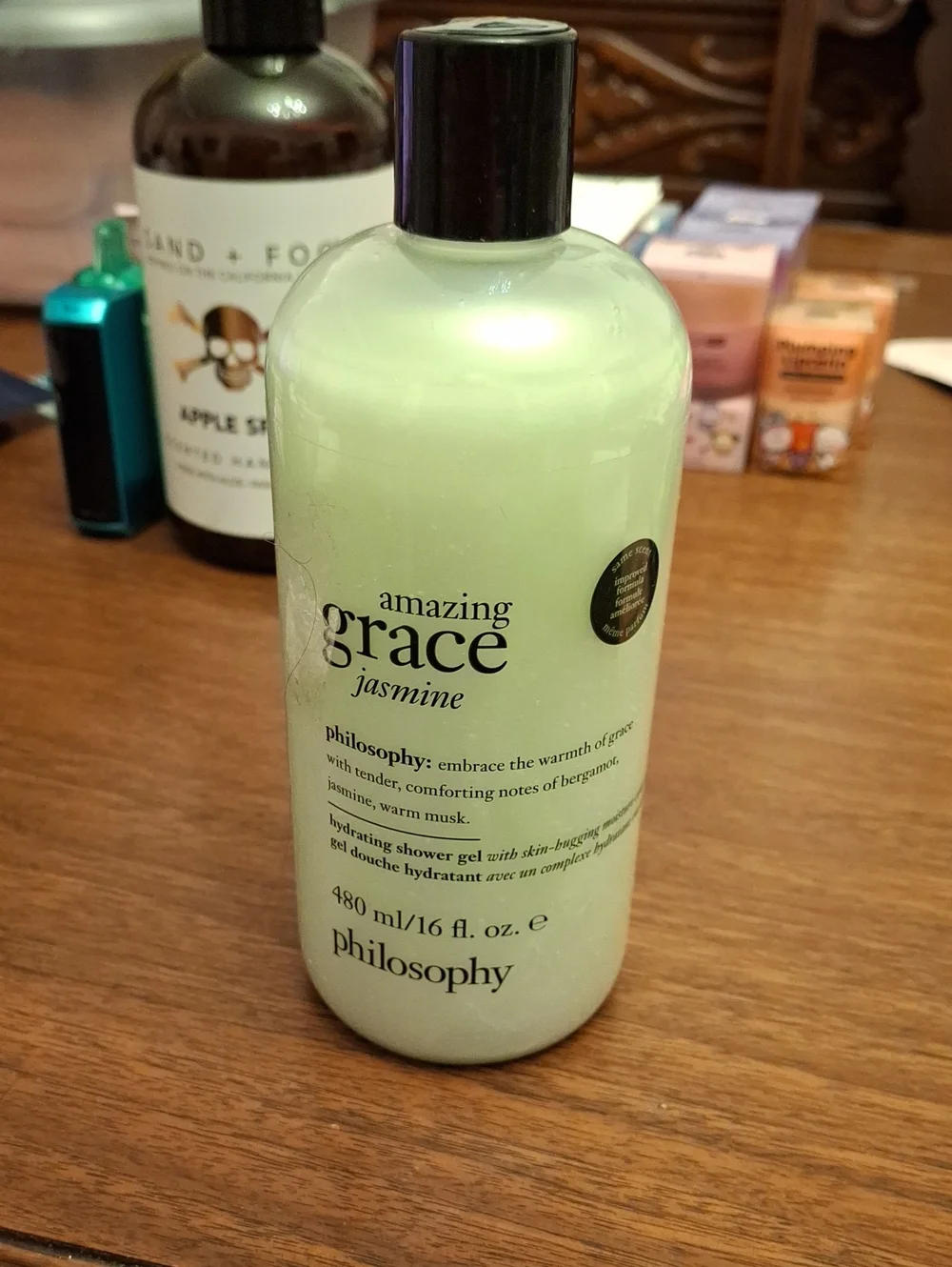 Philosophy Amazing Grace Jasmine Shower Gel Light Green 480ml New Sealed Bottle